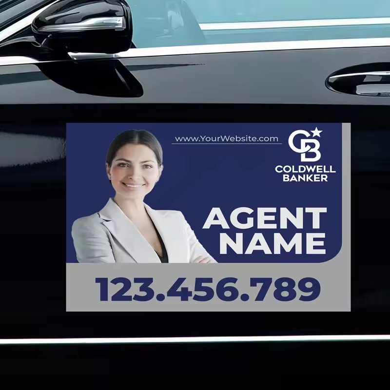 Full Colors Printing UV Resistance Custom Magnetic Car Magnet Stickers