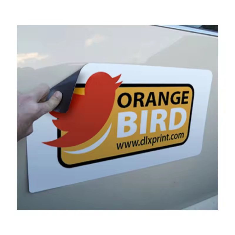Full Colors Printing UV Resistance Custom Magnetic Car Magnet Stickers