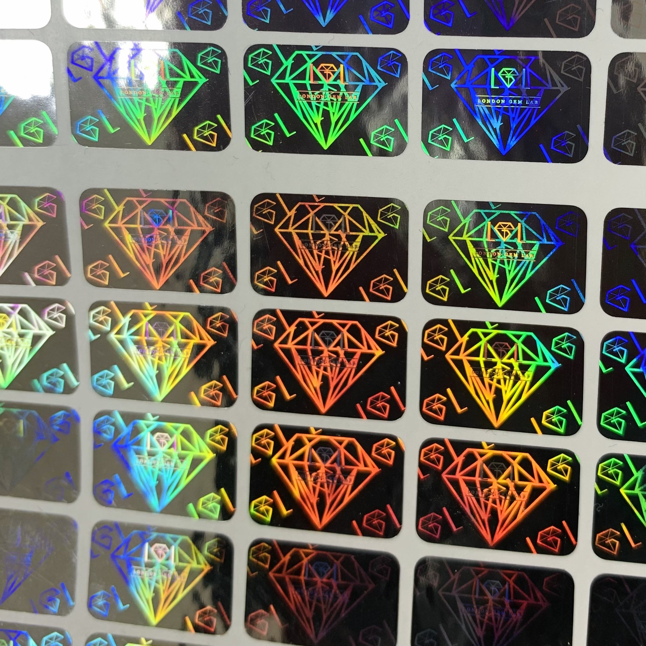Customized Hologram Sticker 3D stickers custom logo Holographic Security Stickers