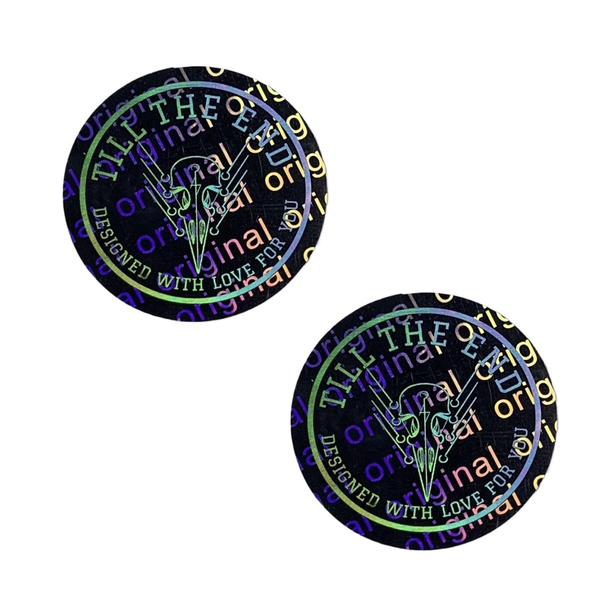 Customized Hologram Sticker 3D stickers custom logo Holographic Security Stickers