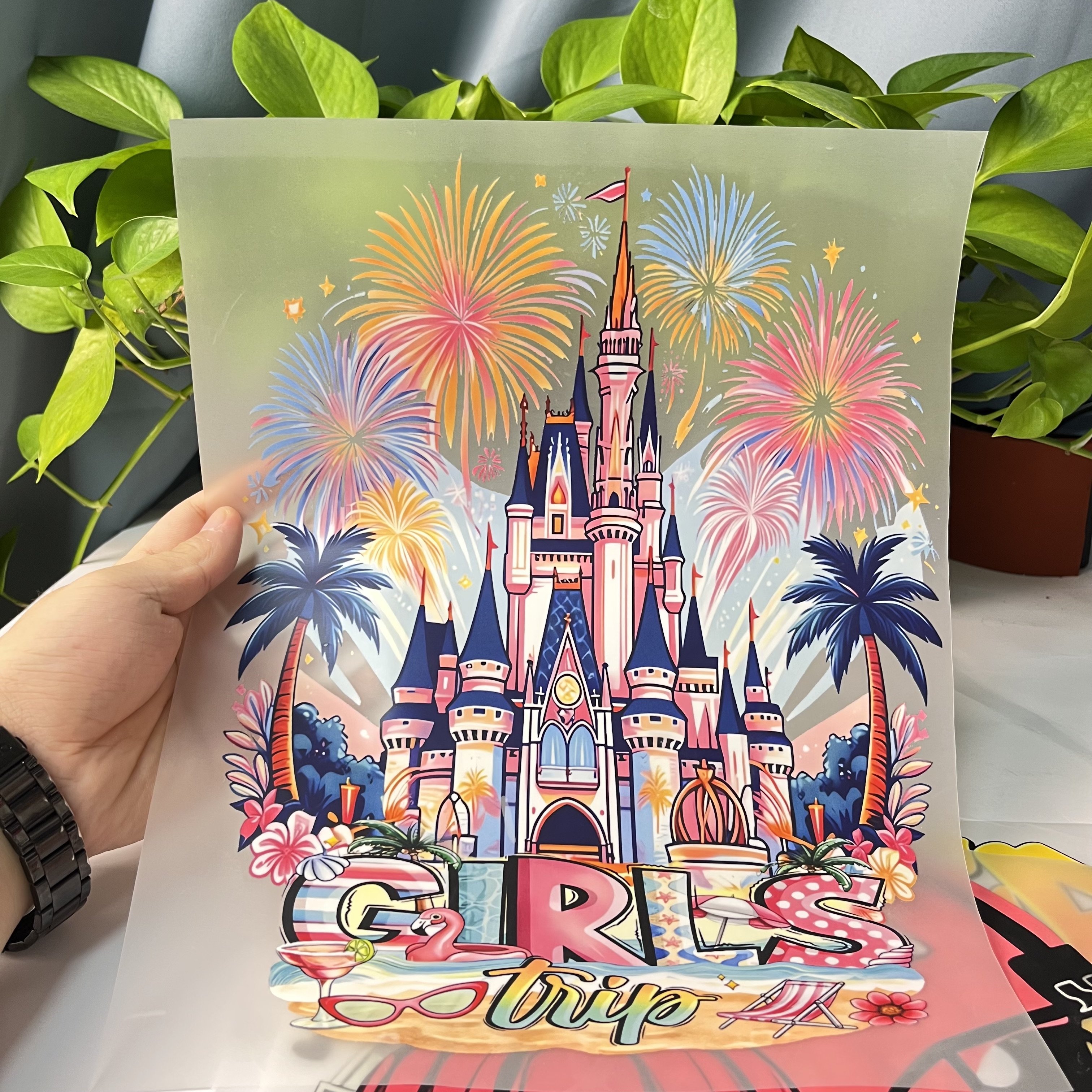 Hot Wholesale Custom Heat Transfer Stickers for Clothes DTF Transfers Designs Ready to Press and Washable for Garments