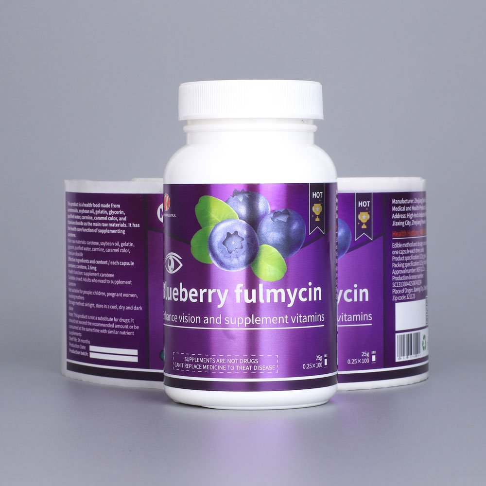 Custom Printed Logo Sticker Labels Drug Medical Pharmaceutical Packaging Stickers Medicine Box Sticker Label Drug