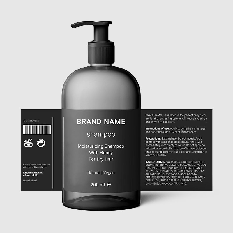 Custom Design Waterproof Sticker Roll Private Packaging Label Printing Vinyl Logo Sticker For Cosmetic Bottle