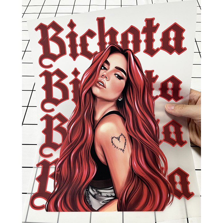Customized logo whole sale bulk full color plastisol black girl kids stickers merry christmas dtf screen transfers for christmas