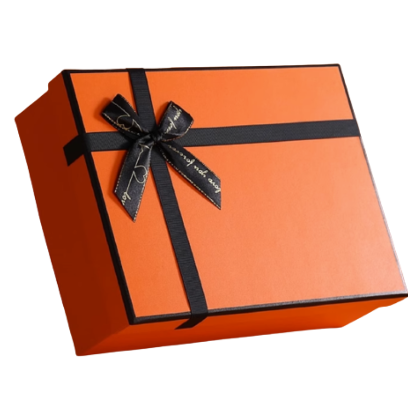 Wholesale Luxury Custom Logo Cardboard Paper Gift Folding Boxes With Ribbon For Dress