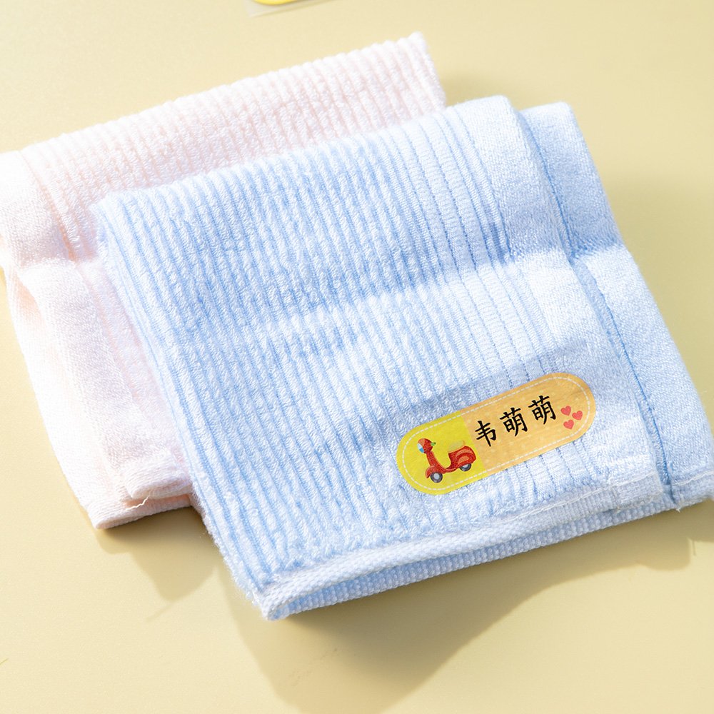 Custom Waterproof Name Tag Sticker Identification Badges Easy Peel and Stick Write on Label Stickers for Kids Students