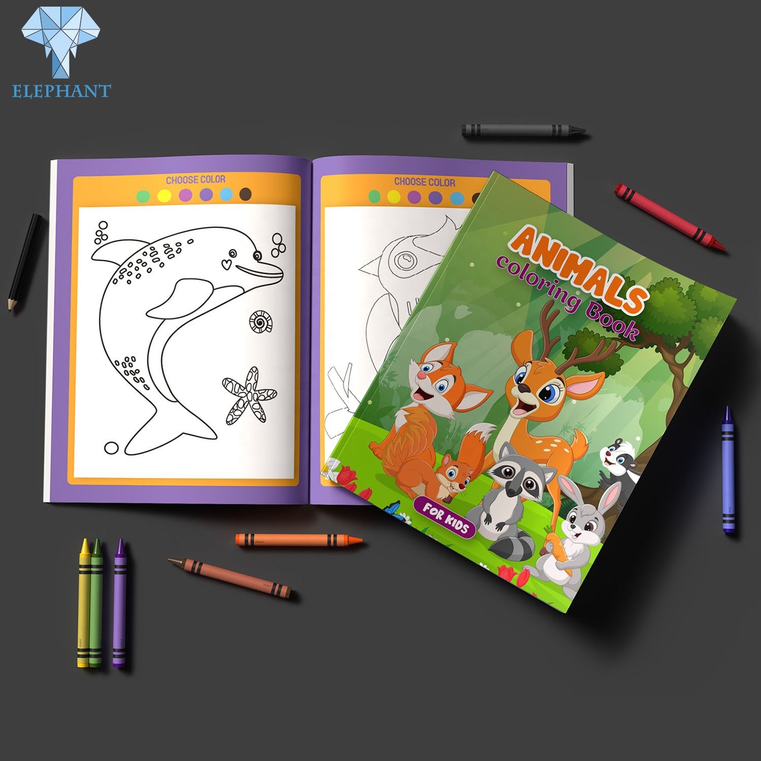 Printing Children Unicorn Mandala Scratch Doodle Arts Magic Craft Water Painting Drawing Coloring Book With Stickers