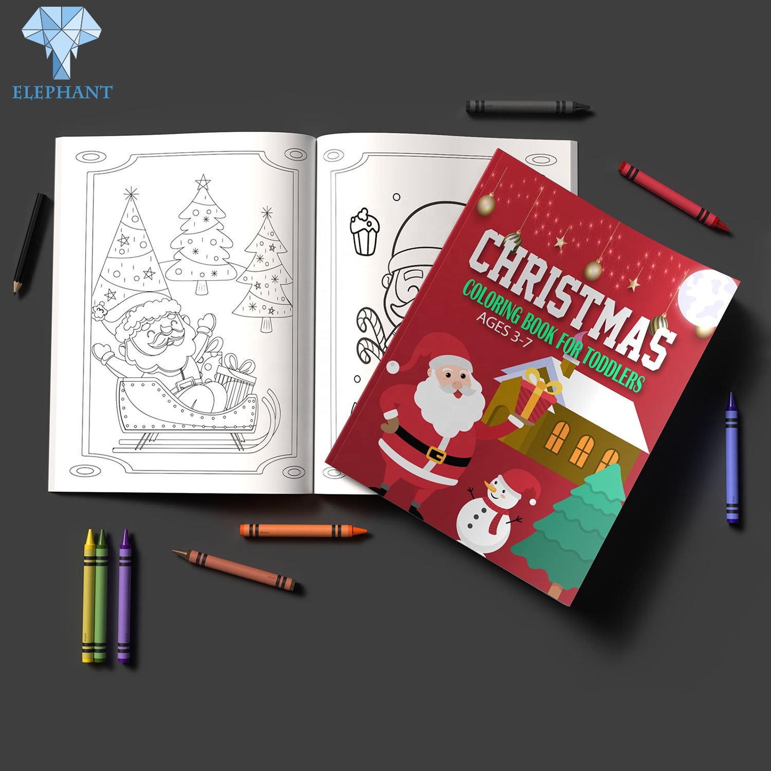 Printing Children Unicorn Mandala Scratch Doodle Arts Magic Craft Water Painting Drawing Coloring Book With Stickers