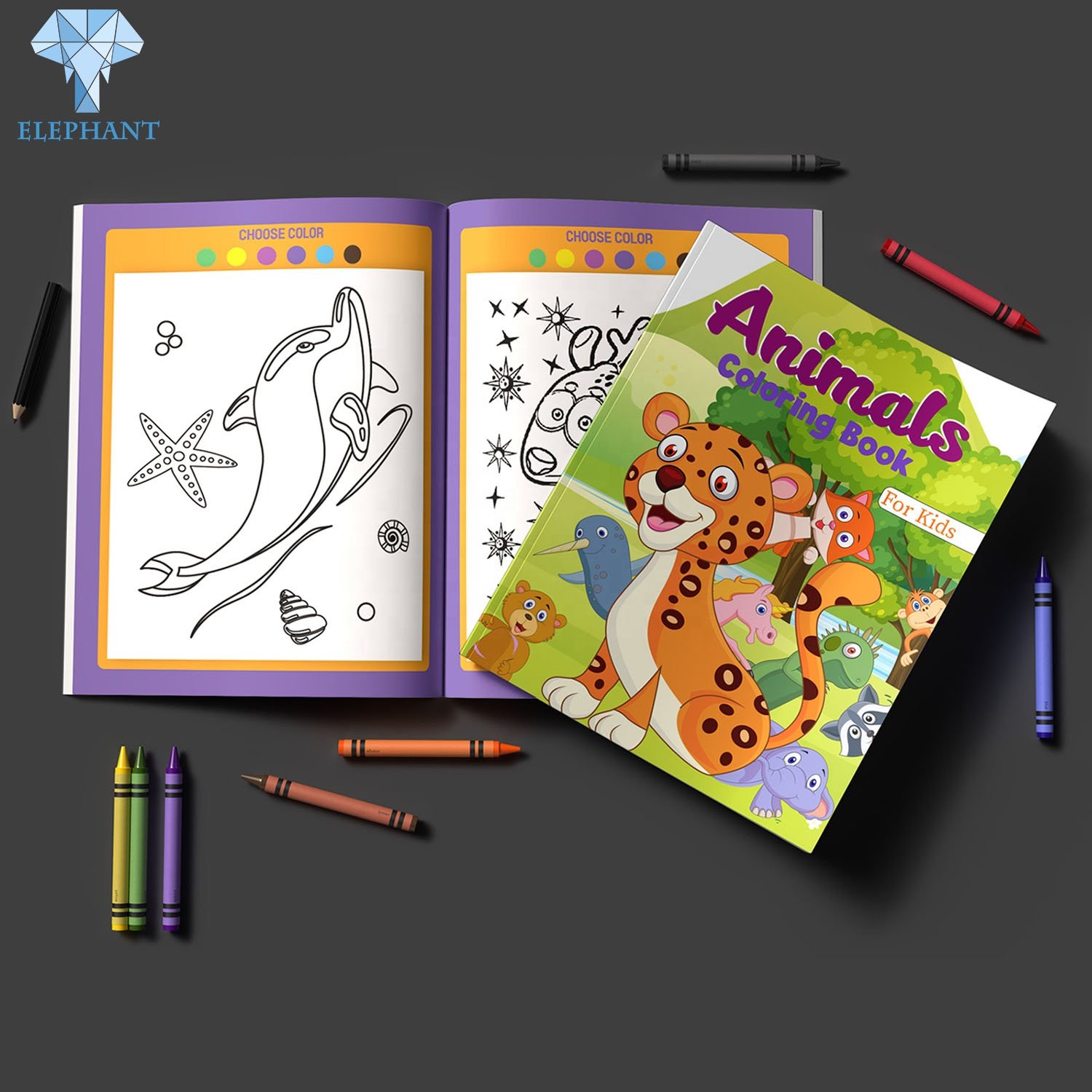 Printing Children Unicorn Mandala Scratch Doodle Arts Magic Craft Water Painting Drawing Coloring Book With Stickers