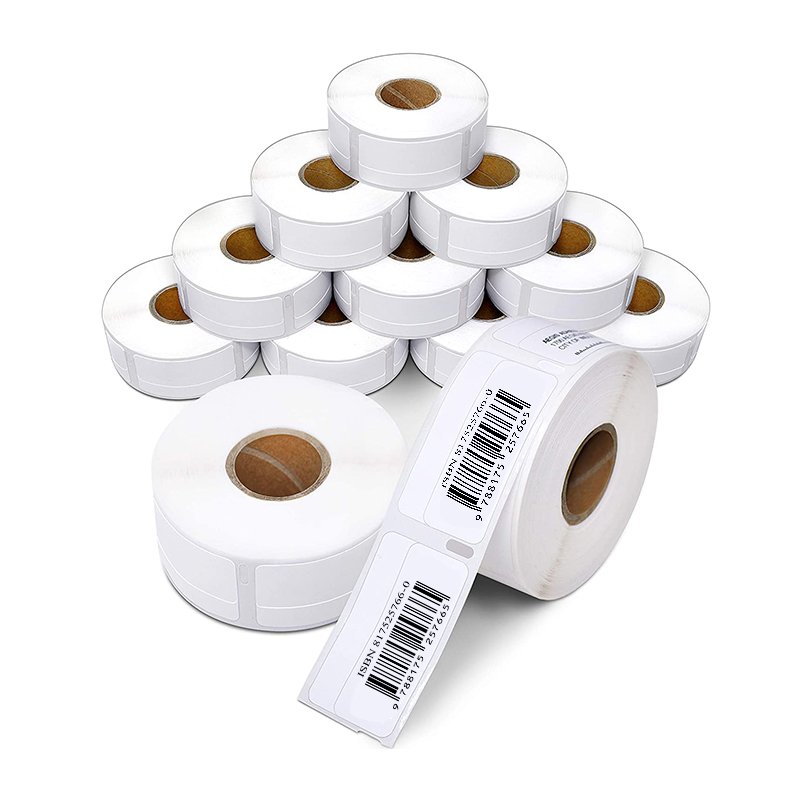 water proof continuous thermal label rolls DK-22243 102mm*30.48m black white brother dk label
