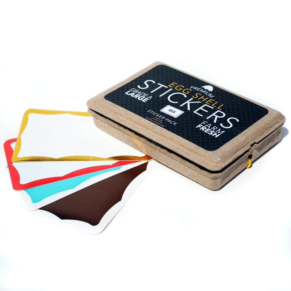 Custom Egg Shell Blank Holographic Eggshell Paper Stickers