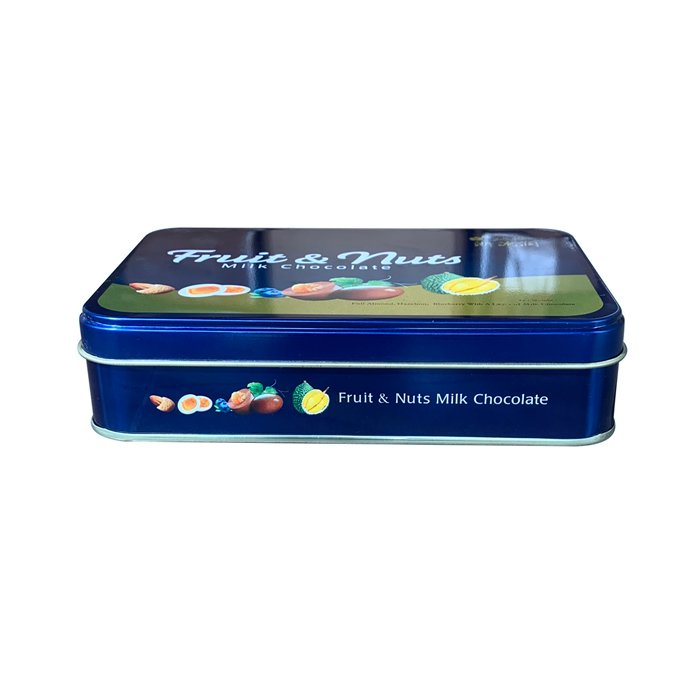 Food Grade Custom Printing Rectangle Tin Box For Gift Candy Mint Biscuit Toy Chocolate Packing