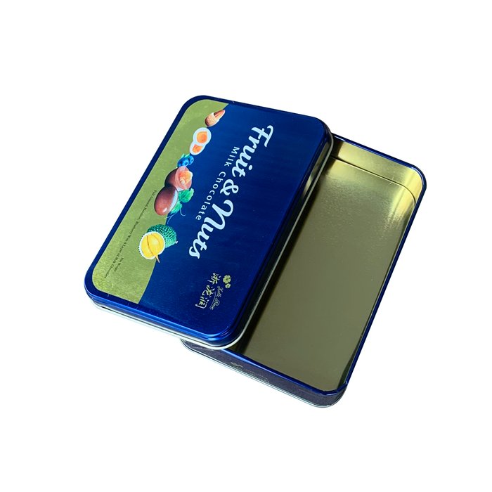 Food Grade Custom Printing Rectangle Tin Box For Gift Candy Mint Biscuit Toy Chocolate Packing