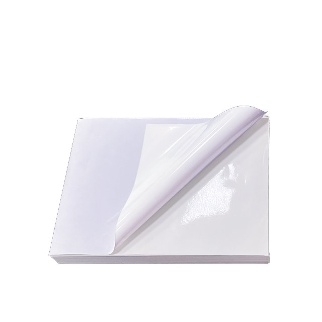8.5 "x11" printed waterproof self-adhesive glossy label paper 135gsm A4 Size Vinyl Sticker Photo Paper for inkjet printer