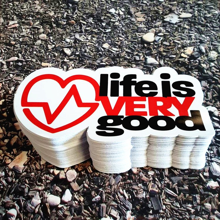 Die Cut Company Logo Printing Oval Shape Vinyl Sticker