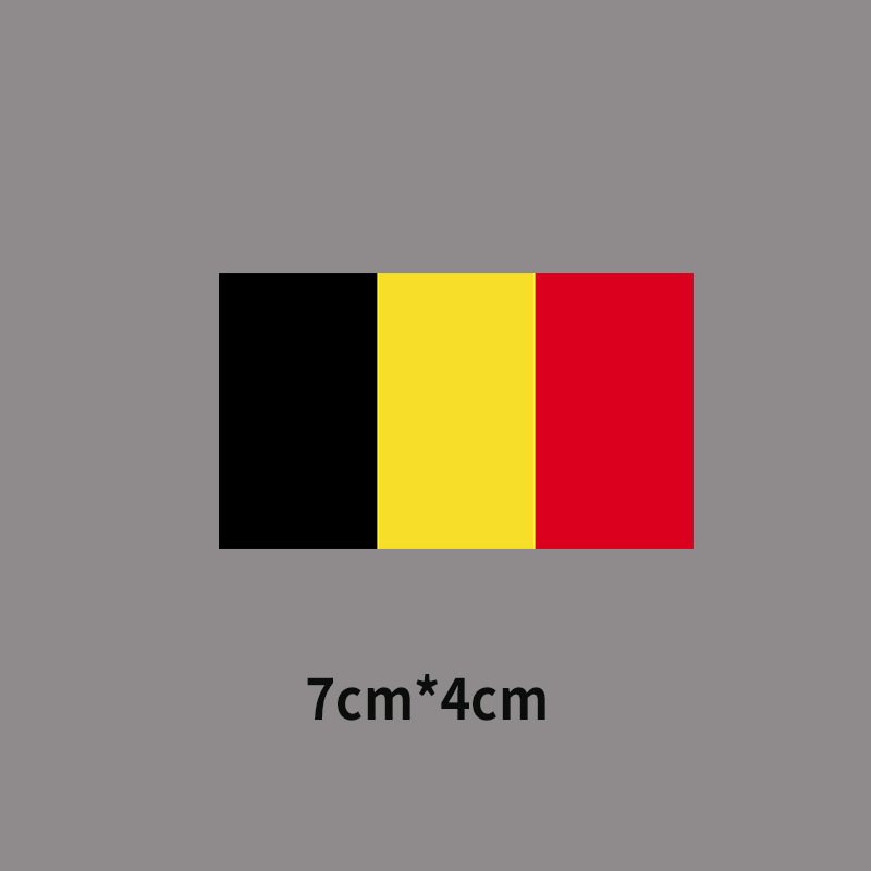 7*4cm Small America Flag Stickers Clothes Heat Transfer Sticker Custom DTF Transfers Country Flags Stickers Iron On Decals