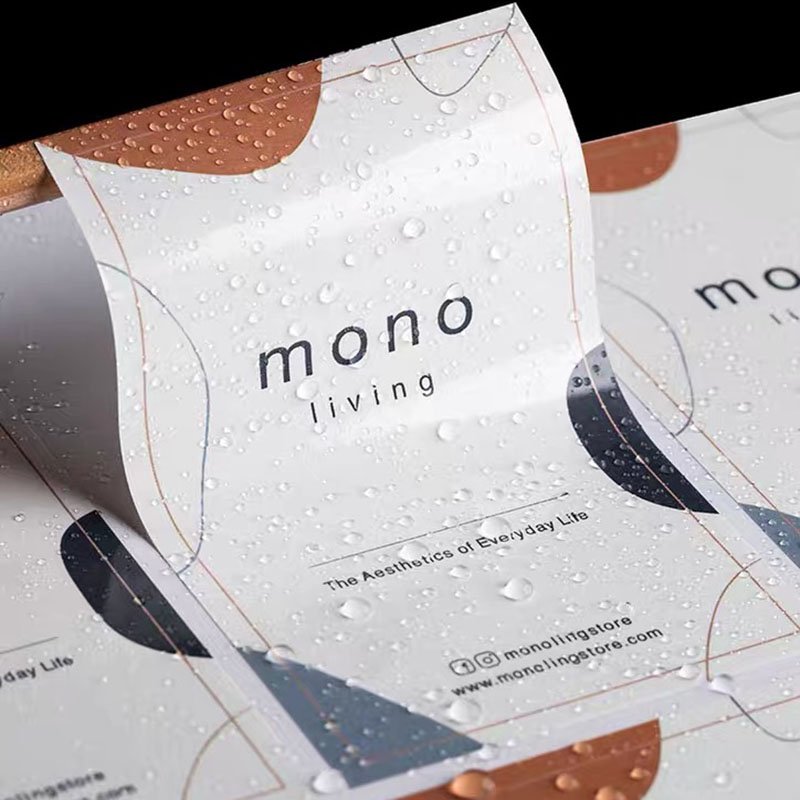 Strong Adhesive Custom Printing Rectangle Die Cut Paper Sticker Label Waterproof Vinyl Stickers With Logo