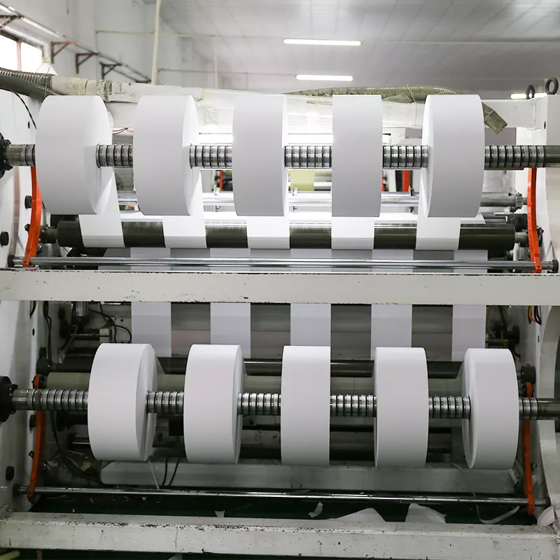 Directly ECO Thermal paper label Self Adhesive thermal Sticker label Paper jumbo roll 1535mm*6000m permanet adhesive glue
