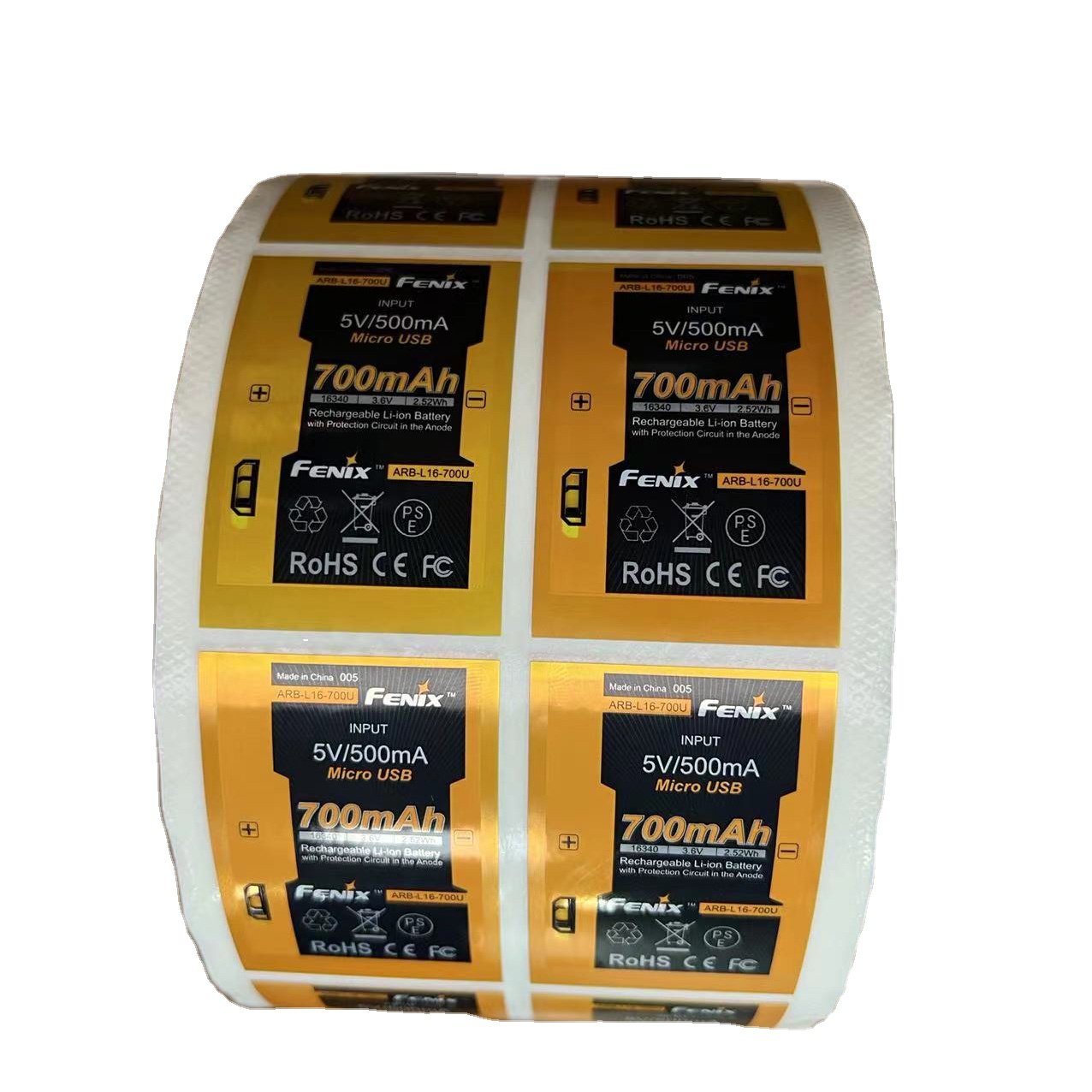 Custom High Quality Gold Foil Adhesive Stickers Label Vinyl Self-adhesive Waterproof Label