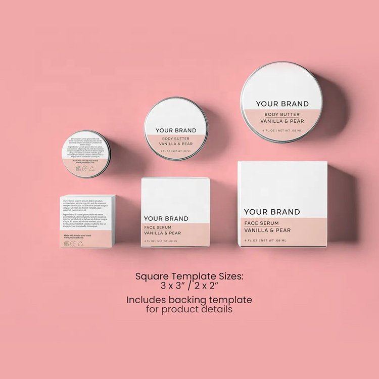 High quality Packaging Custom for jars product jewelry private cosmetic food stickers labels for bottle stickers