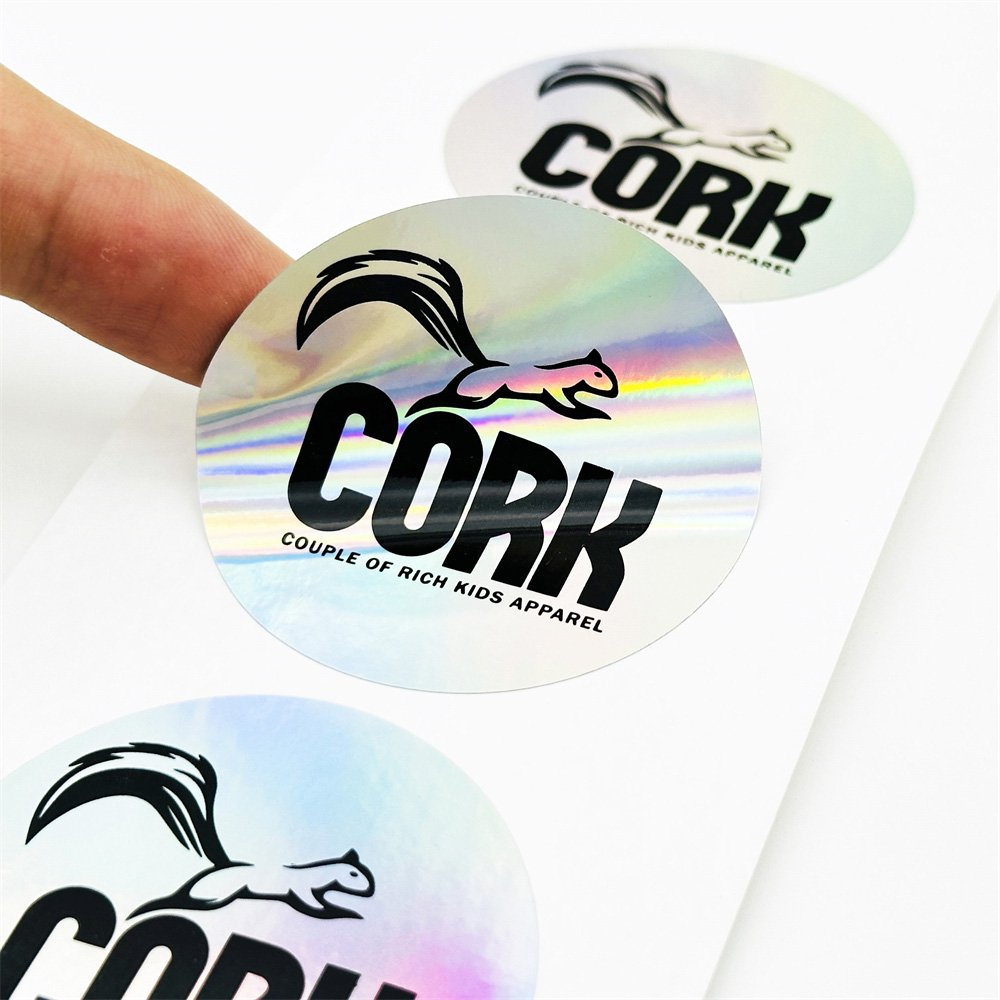 Customize Company Logo Stickers Label Matte Sticker Waterproof Label Bottle Round Sticker Labels