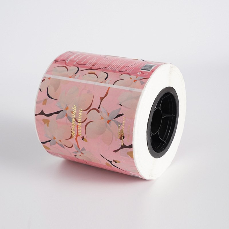 Packaging Bottle Foil Labels Biodegradable Stickers Gold Custom Roll Logo Luxury Printing Waterproof Adhesive Sticker Medicine