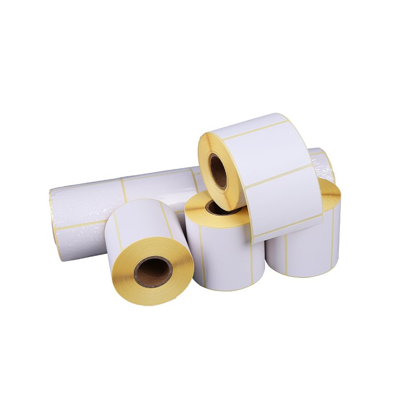 Bpa Free Direct Thermal Removal Label Roll 58mm Self Adhesive Thermal Label Sticker