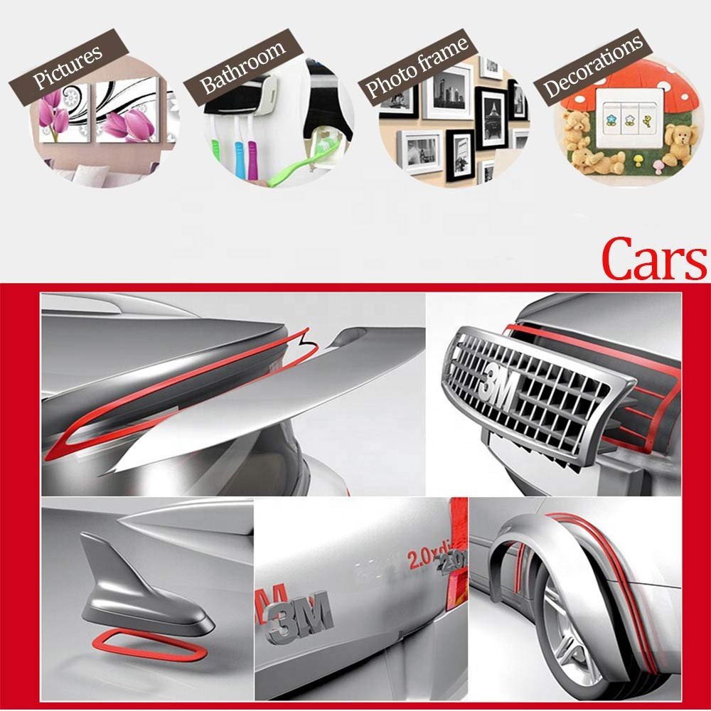 Die Cutting Custom Size Acrylic Foam Adhesive 3M VHB Tape Stickers 5925 5930 5952 5952