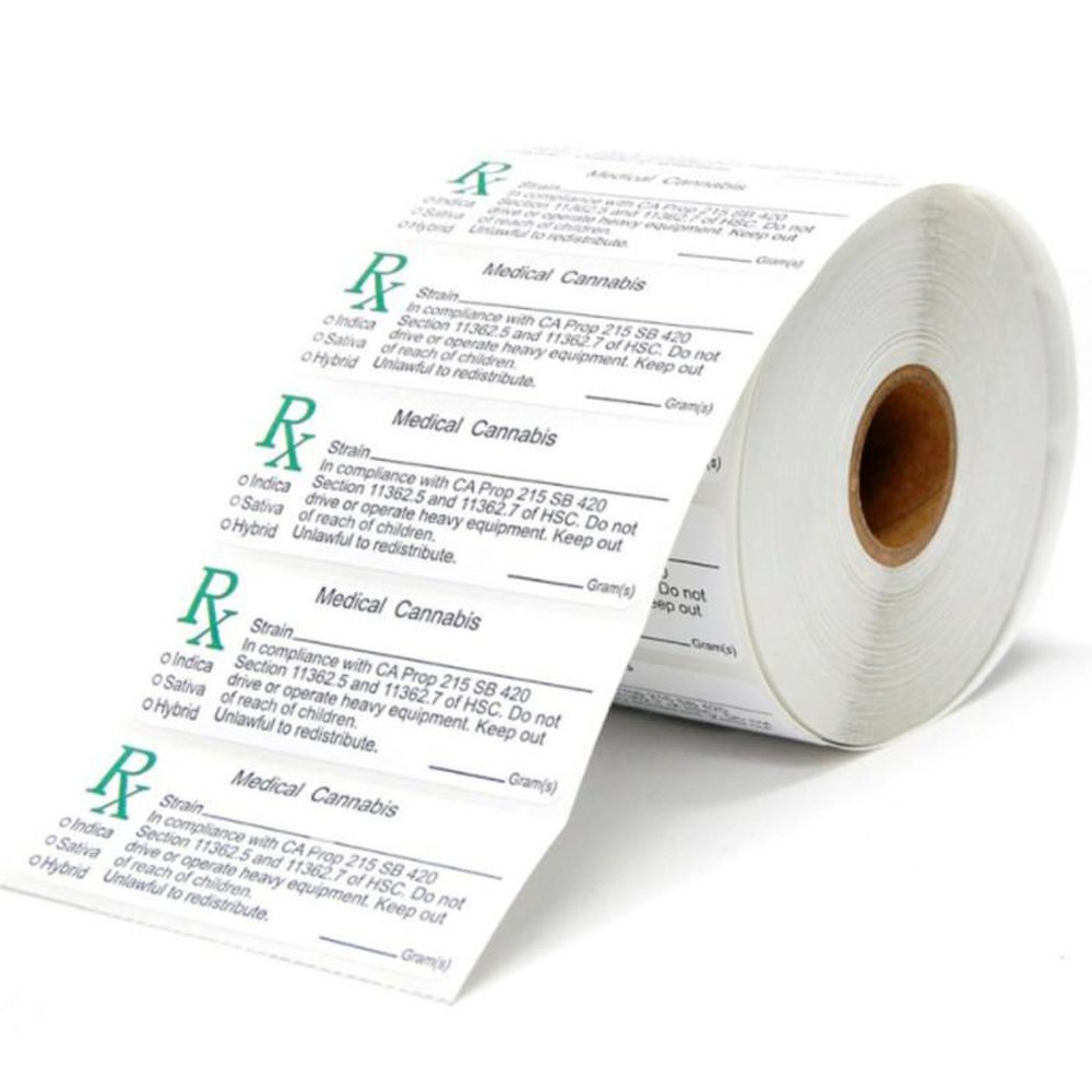Professional customized wholesale sticker labels vinyl PVC PE waterproof die cut roll color print for medicine
