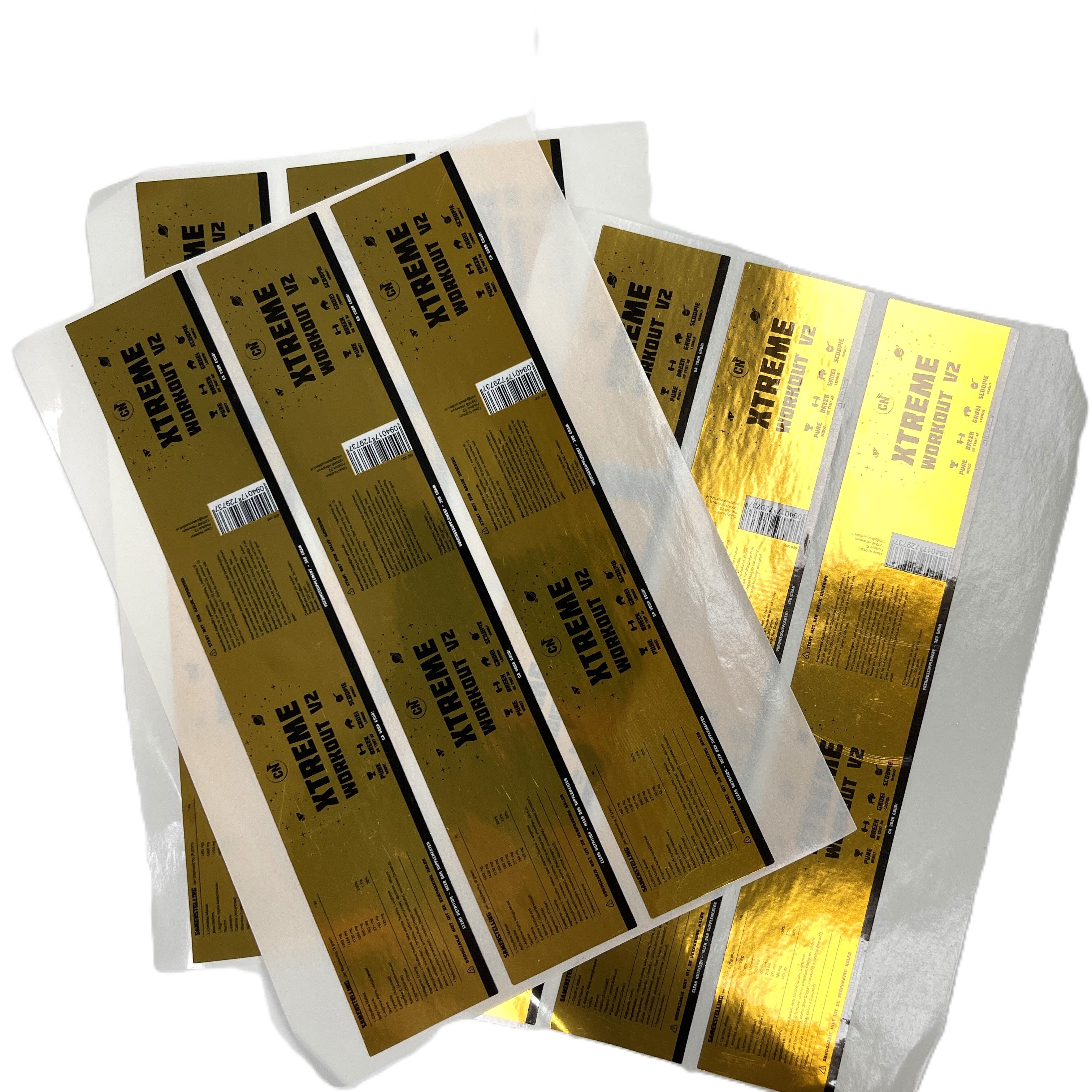 Customized Gold Sticker Bottle Label Premium Packaging & Printing Product