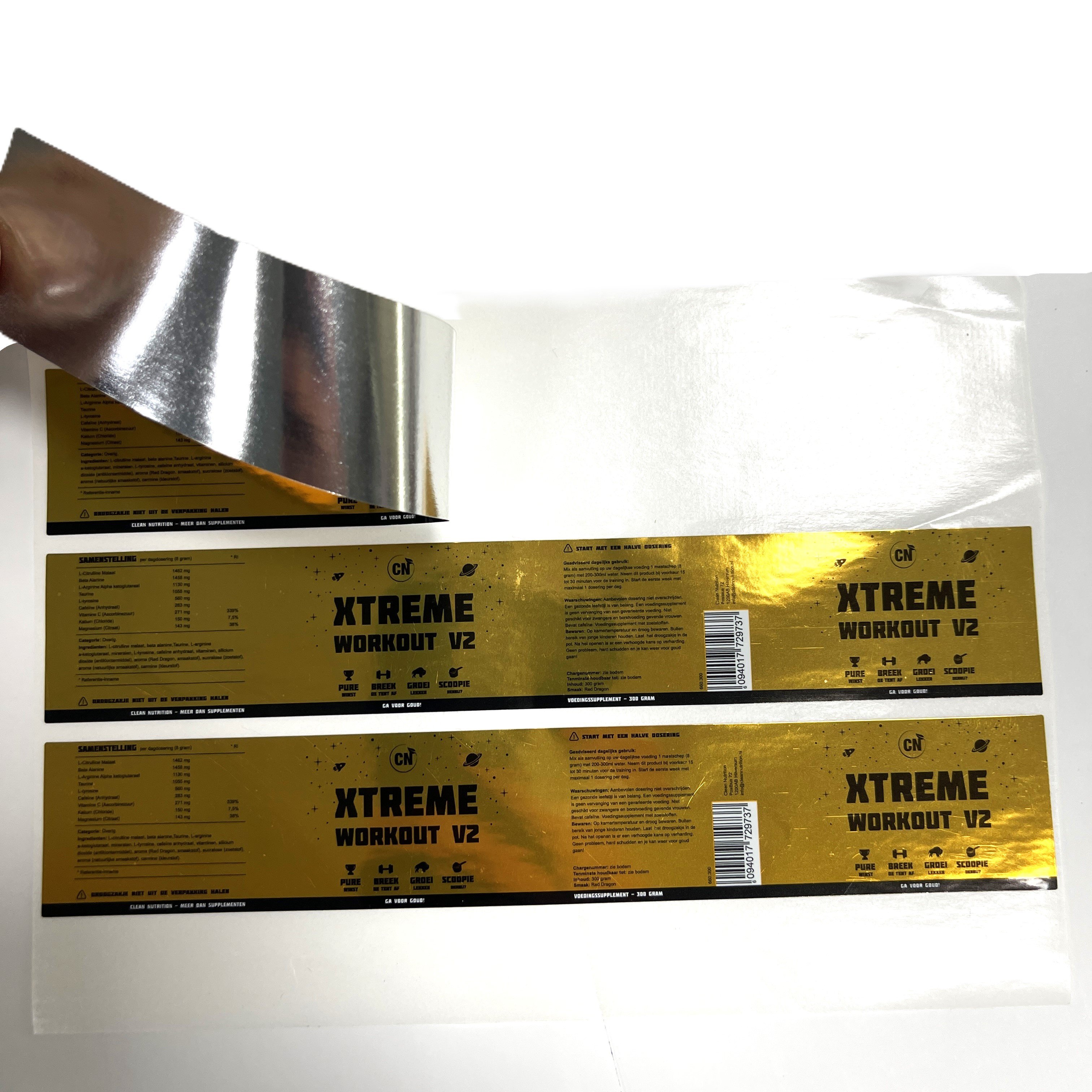 Customized Gold Sticker Bottle Label Premium Packaging & Printing Product