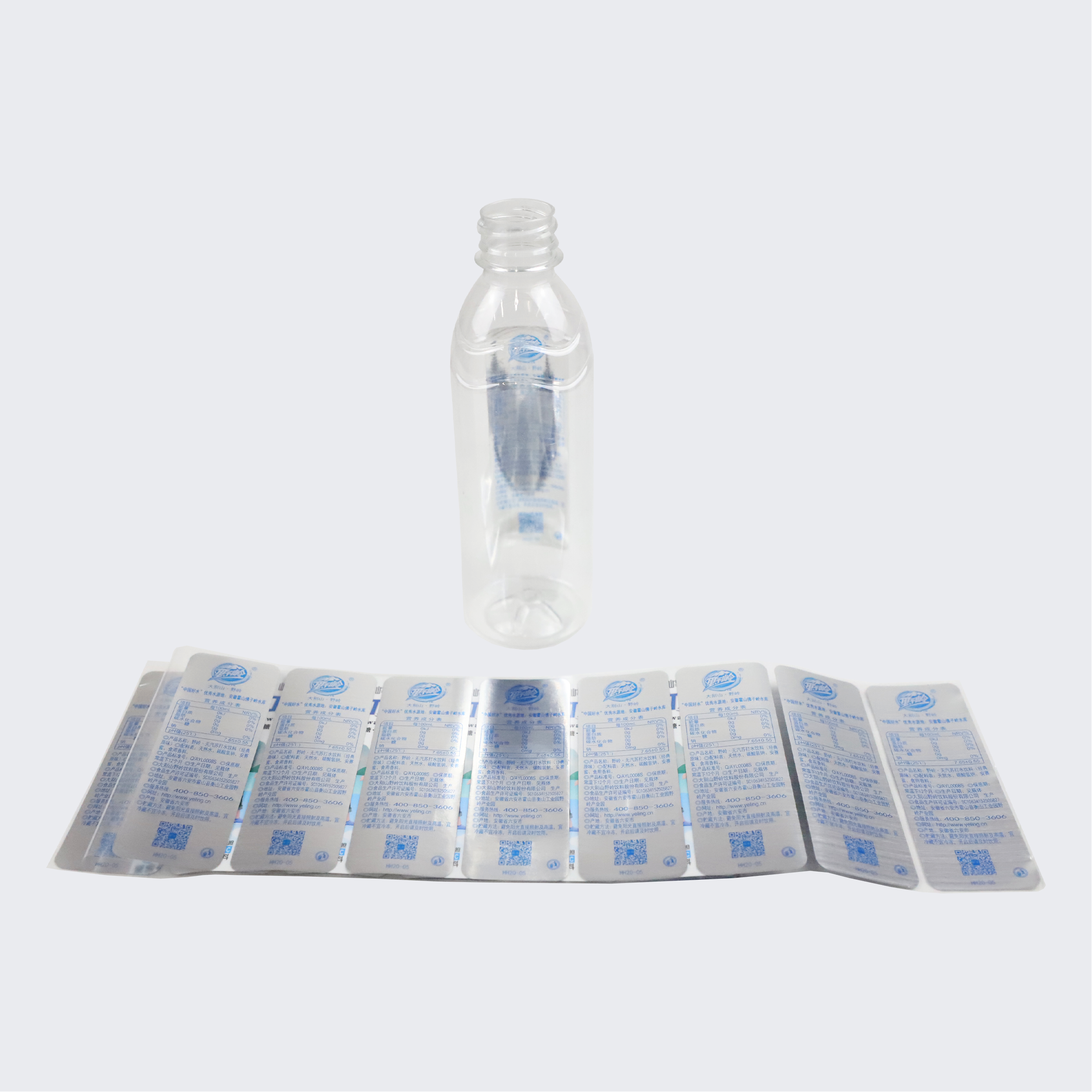Custom Design Printed Vinyl Waterproof Adhesive Drink Water Juice Glass Bottle Beverage Labels For Bottle Sticker