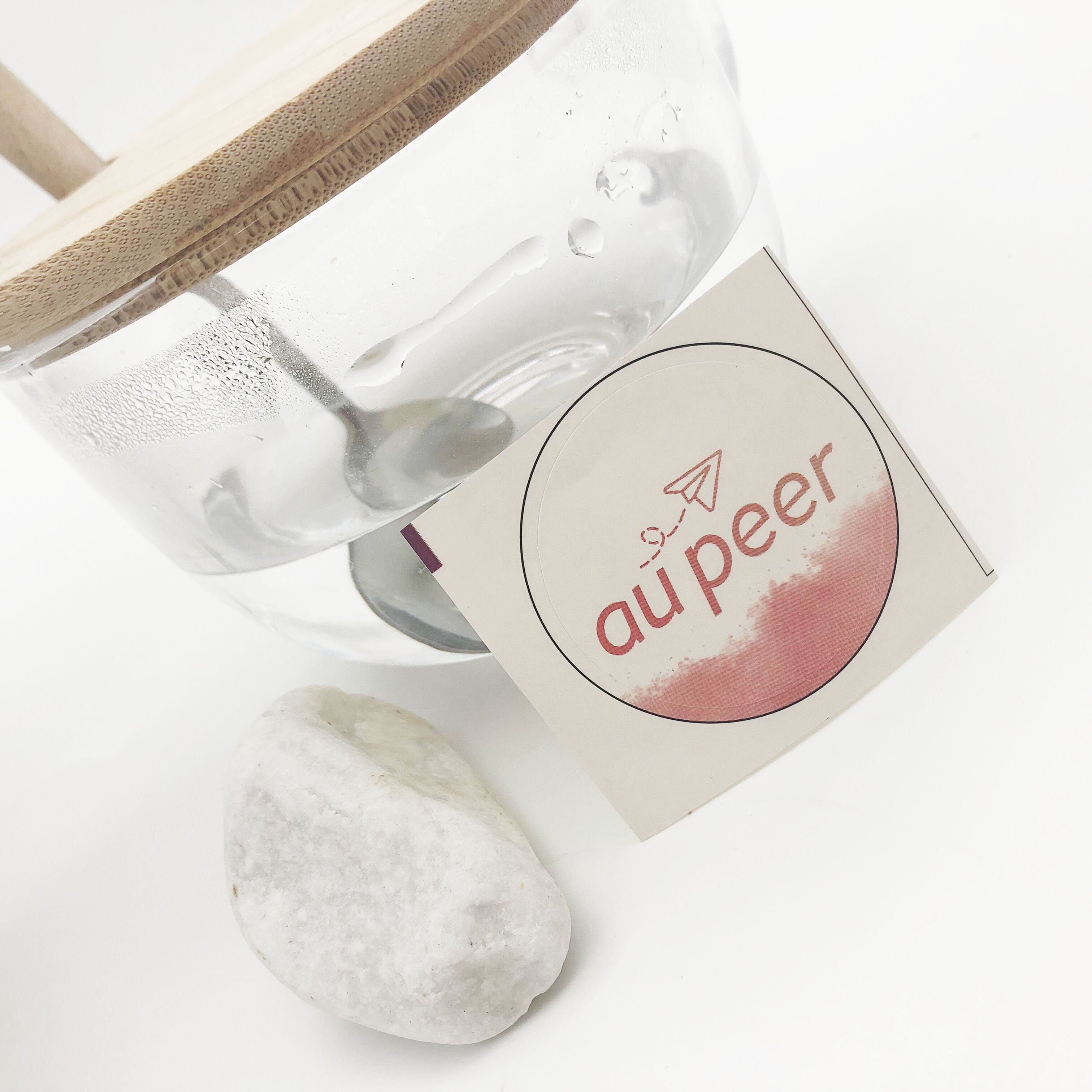 Waterproof Clear Coated Paper Sticker Labels Customized Logo and Shape