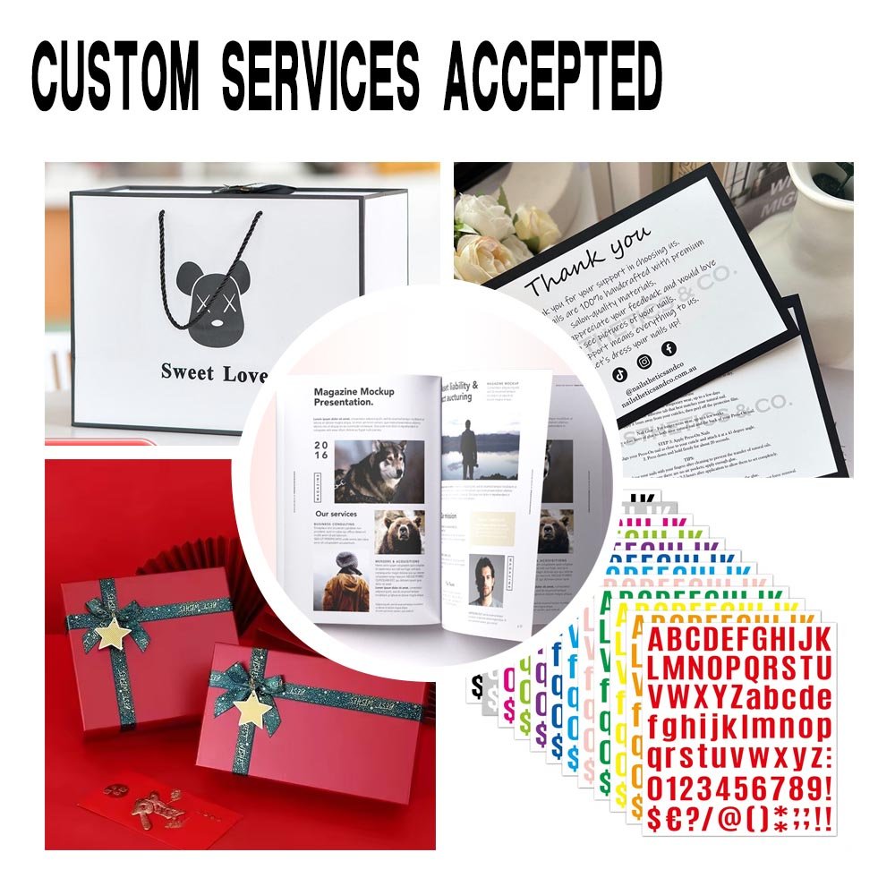 Printing Design Service Customized Waterproof Paper Sticker For Computer Cell Phone Traveling Case