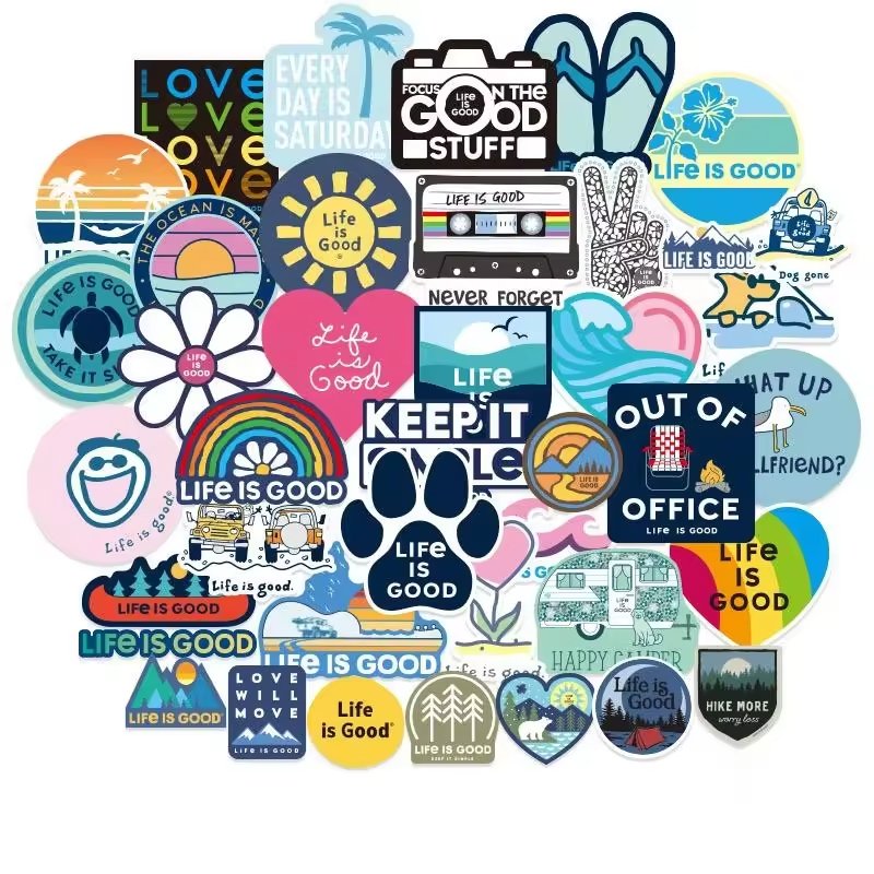 Printing Design Service Customized Waterproof Paper Sticker For Computer Cell Phone Traveling Case