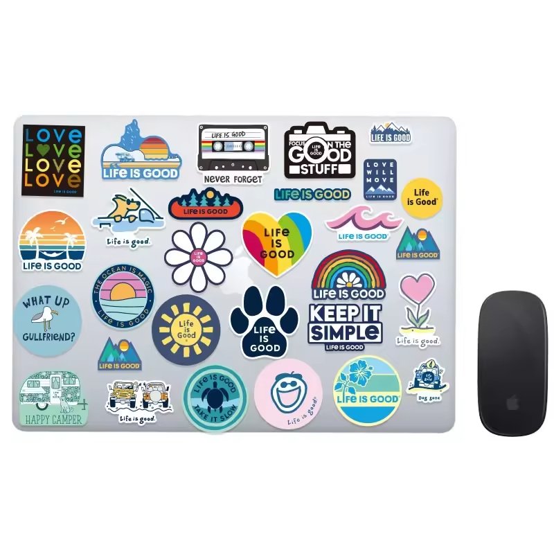 Printing Design Service Customized Waterproof Paper Sticker For Computer Cell Phone Traveling Case