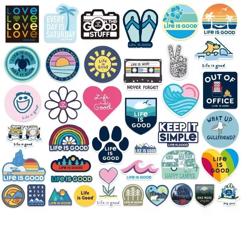 Printing Design Service Customized Waterproof Paper Sticker For Computer Cell Phone Traveling Case