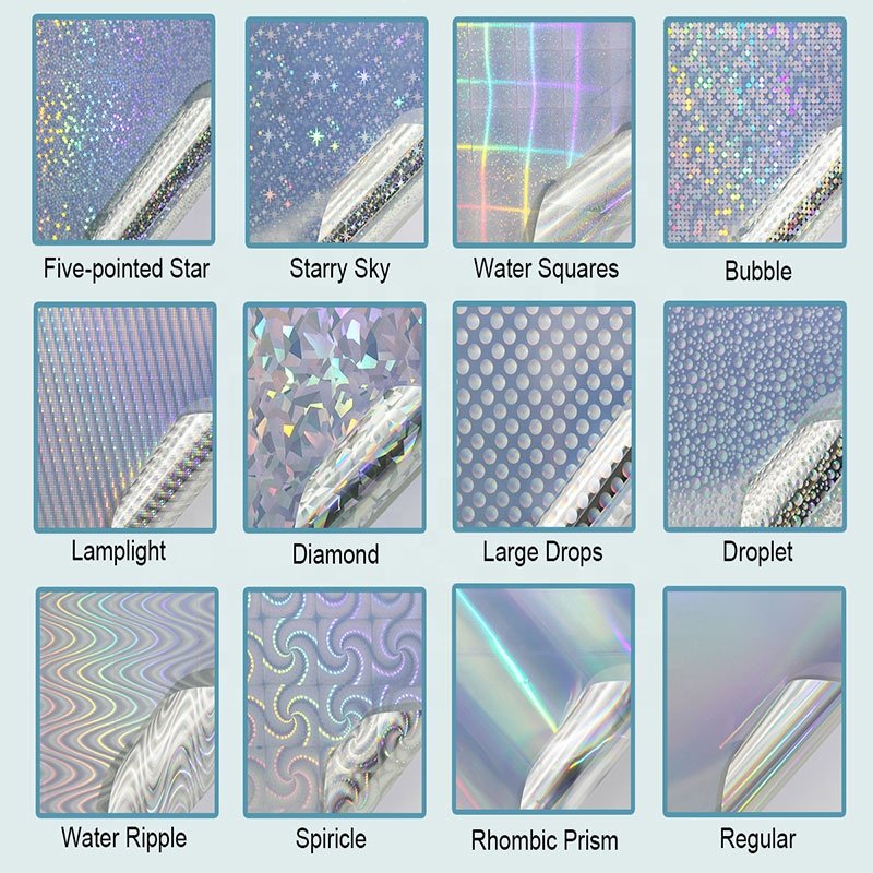 Holographic Sticker Sheet Laser and Inkjet Vinyl Sticker Sticker Paper Print of Inkjet A4 for Printer Adhesive Hologram Laser