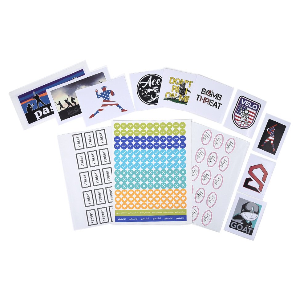 Custom Colorful Kiss Cut Adhesive Planner A4 A5 A6 Sticker Sheet Daily Planner Sticker