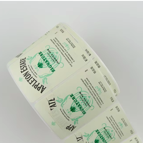 sticker printing adhesive labels Supplier Barcode Custom roll Label Sticker