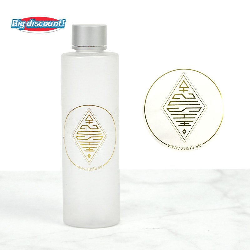Wholesale Custom Logo Waterproof Gold Foil Rose Gold Clear Vinyl Transparent Sticker For Packaging Labels