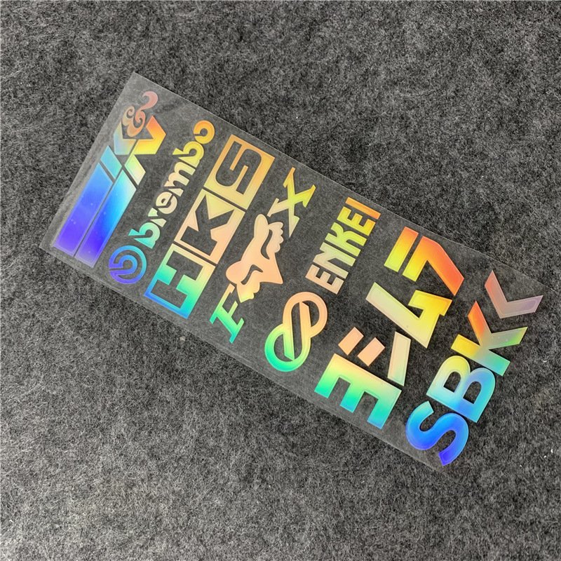 New style reflective waterproof stickers car electric motorbike printer motorcycle stickers