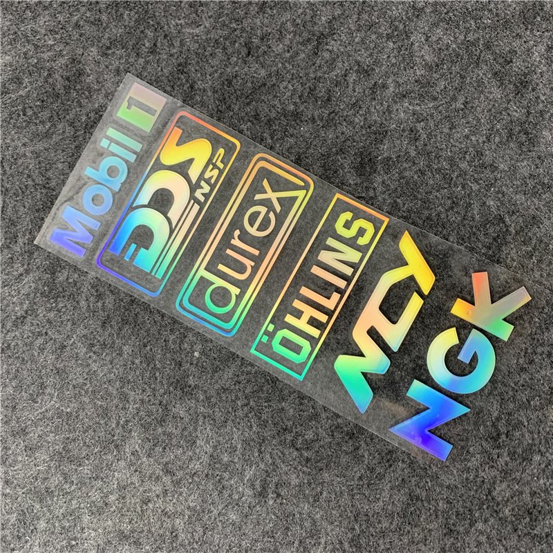 New style reflective waterproof stickers car electric motorbike printer motorcycle stickers