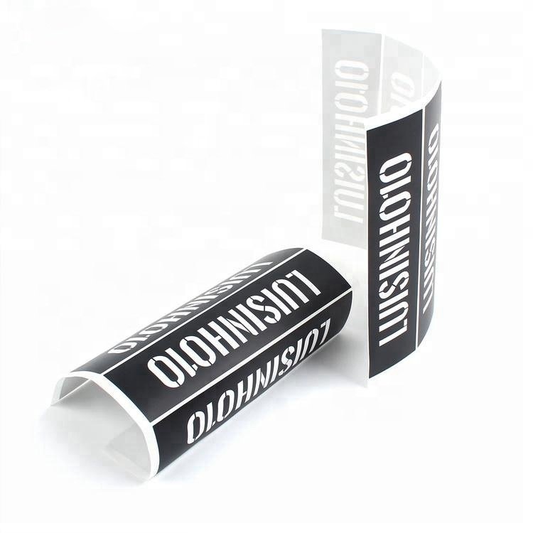 Design Custom Printing Brand Name Logo Paper Adhesive Die Cut Stickers for Packaging Shipping Labels