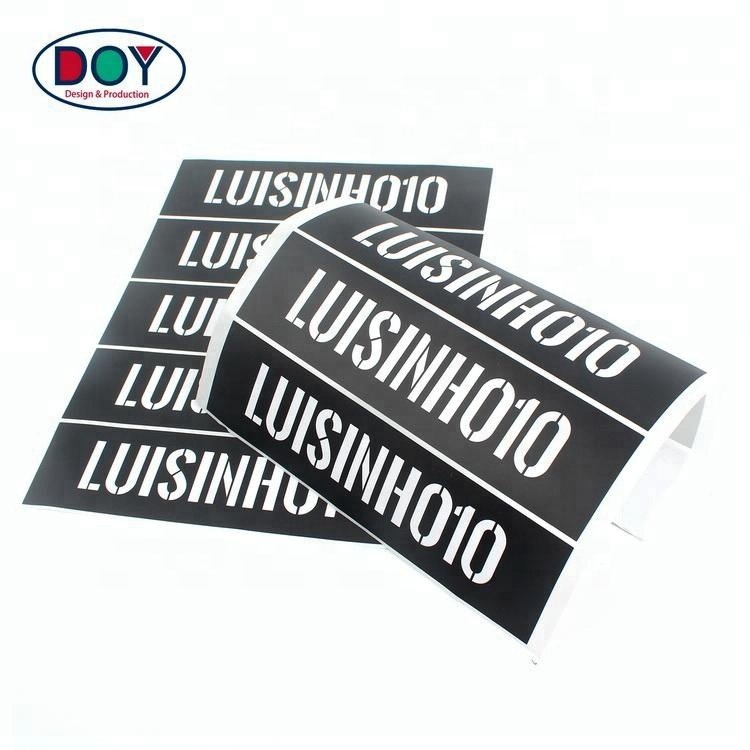 Design Custom Printing Brand Name Logo Paper Adhesive Die Cut Stickers for Packaging Shipping Labels