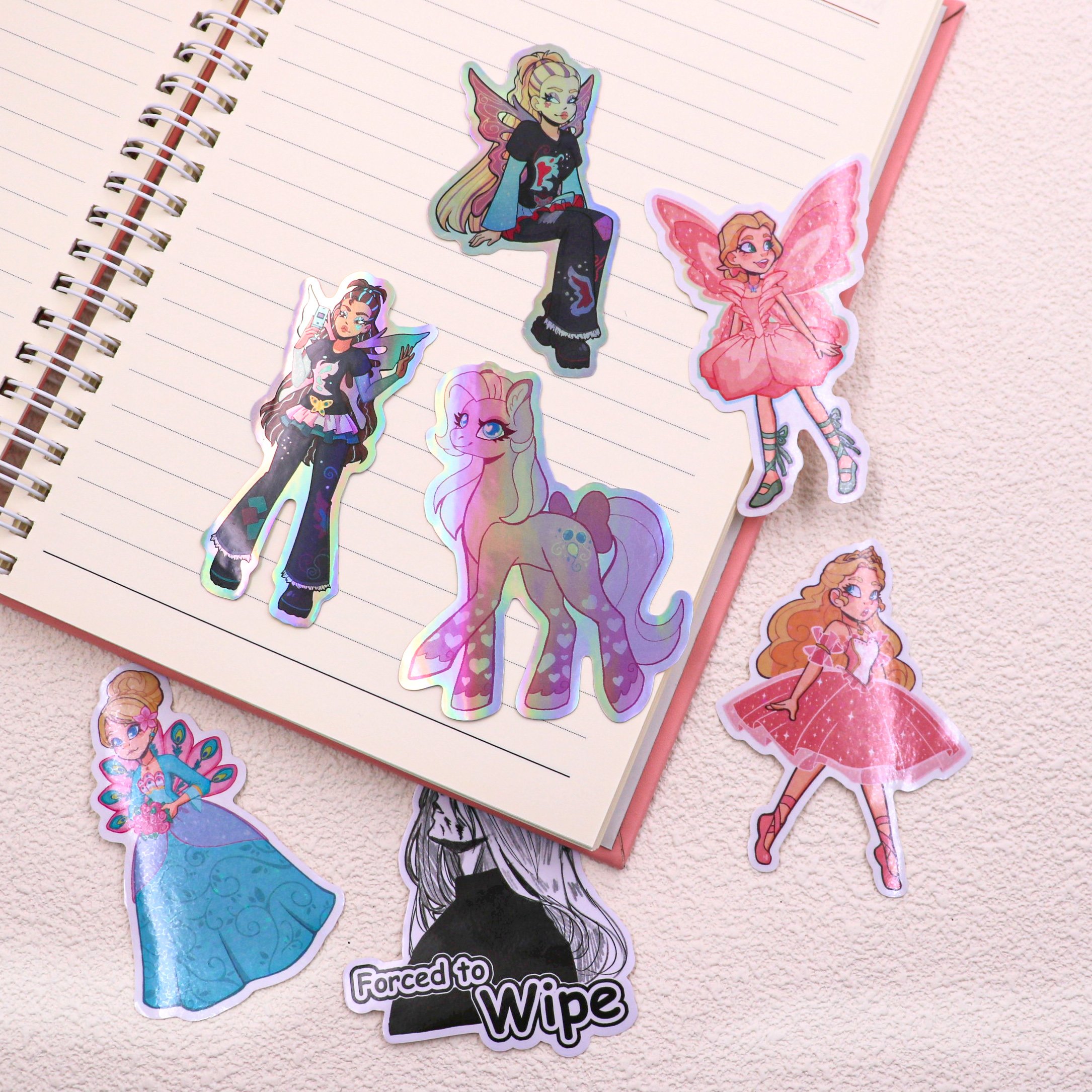 custom sticker set cartoon Brand sticker sheet custom decorative stickers