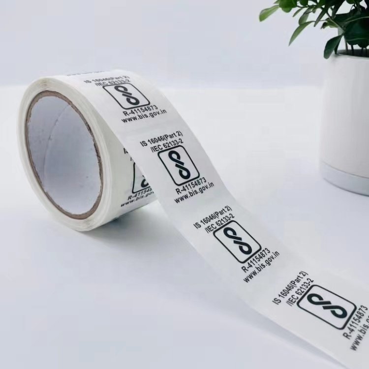 Custom Sticker Electronic Equipment Manufacturing Machinery Label Roll Waterproof Labels Sticker Sheet