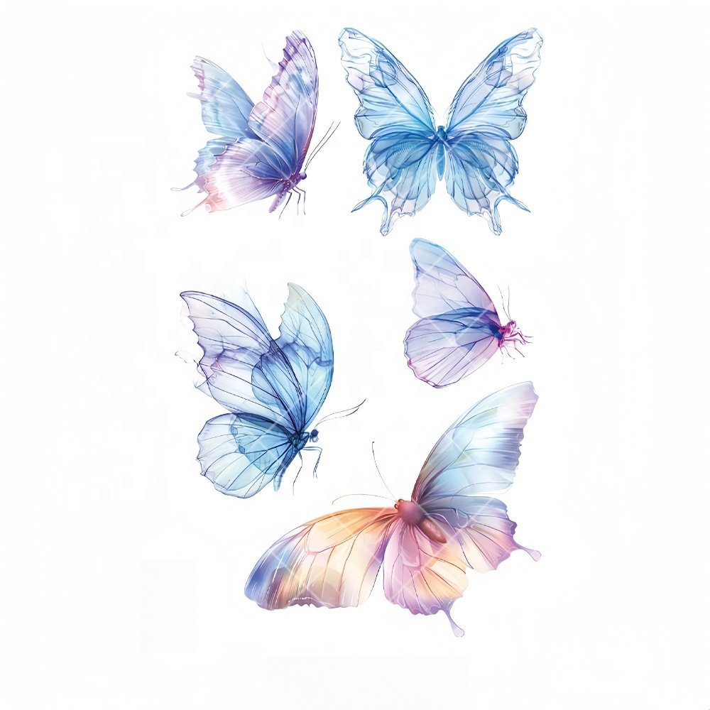 High Definition Pattern Children'S Butterfly Tattoo Sticker Cute And Charming Butterfly Tattoo Sticker