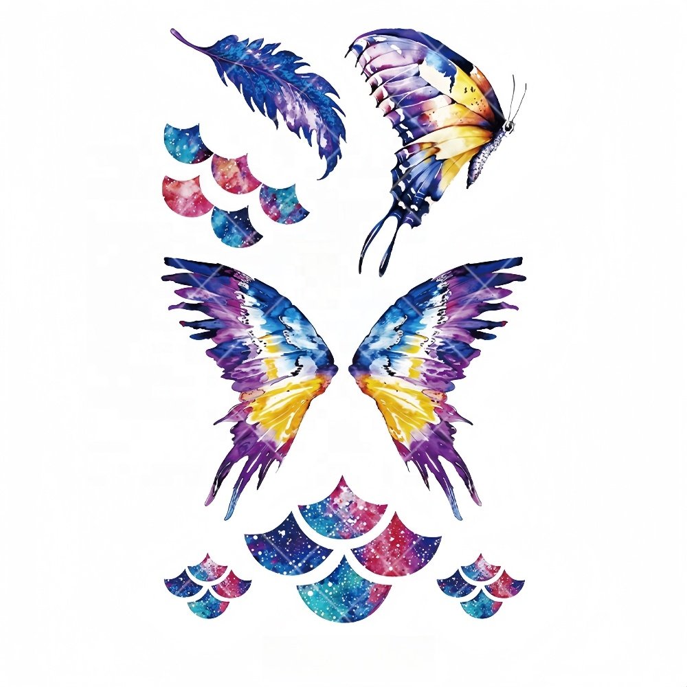 High Definition Pattern Children'S Butterfly Tattoo Sticker Cute And Charming Butterfly Tattoo Sticker