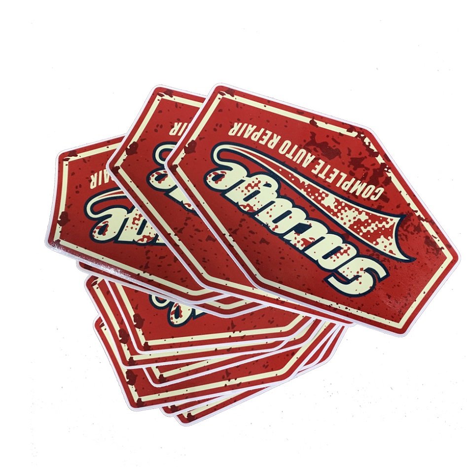 custom print vinyl sticker outdoor sticker paper all size number sticker